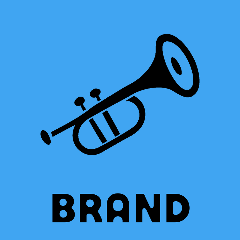 Bold Trumpet Silhouette Icon preview