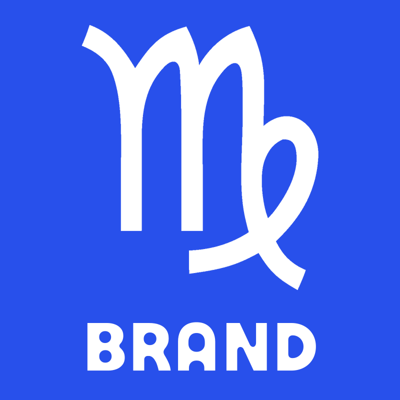 Bold Virgo Glyph Emblem preview