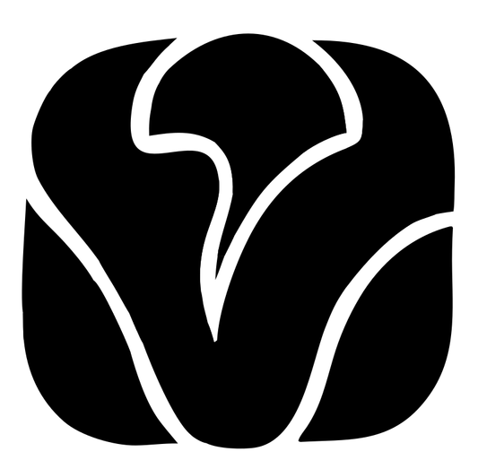 Bold Volleyball Badge