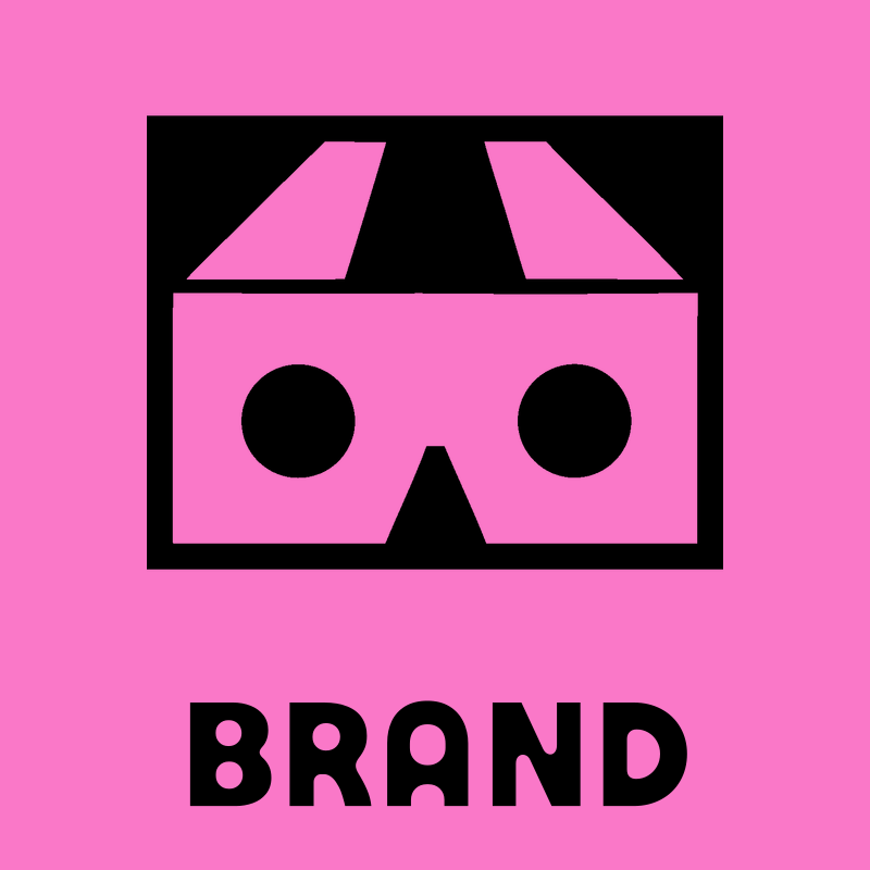 Bold VR Glasses Flat Icon preview