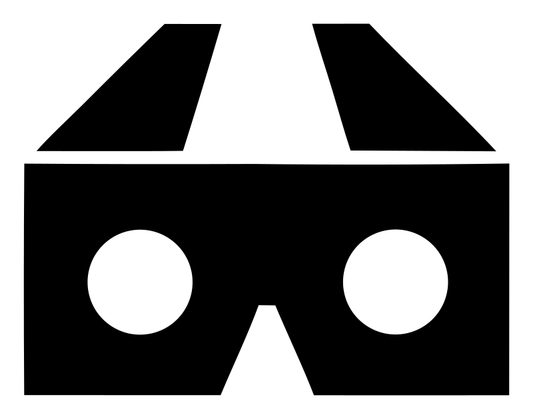 Bold VR Glasses Flat Icon