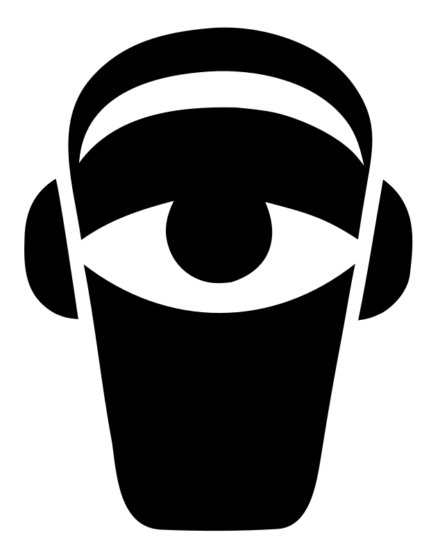 Bold VR Headset Emblem