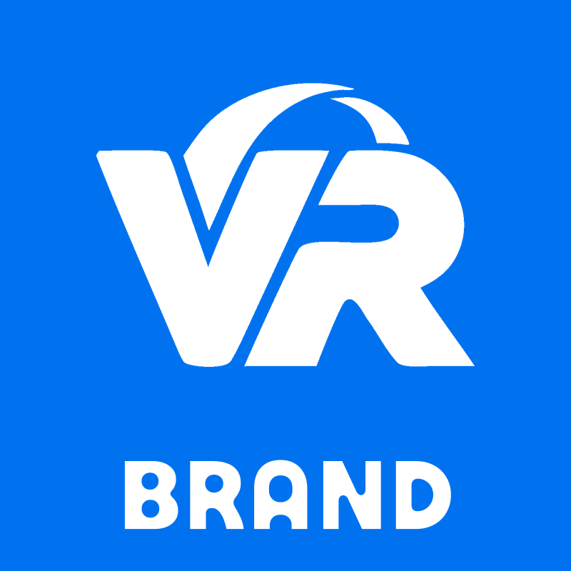 Bold VR Initials Globe Mark preview