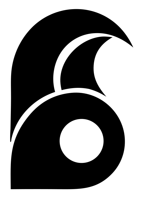 Bold Wave Circle Mark