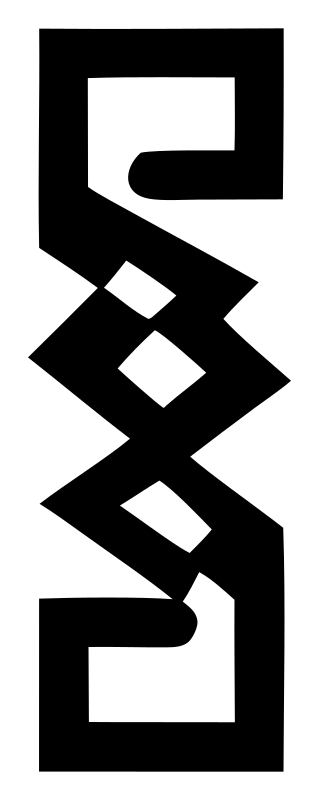 Bold Zigzag Chain Crest