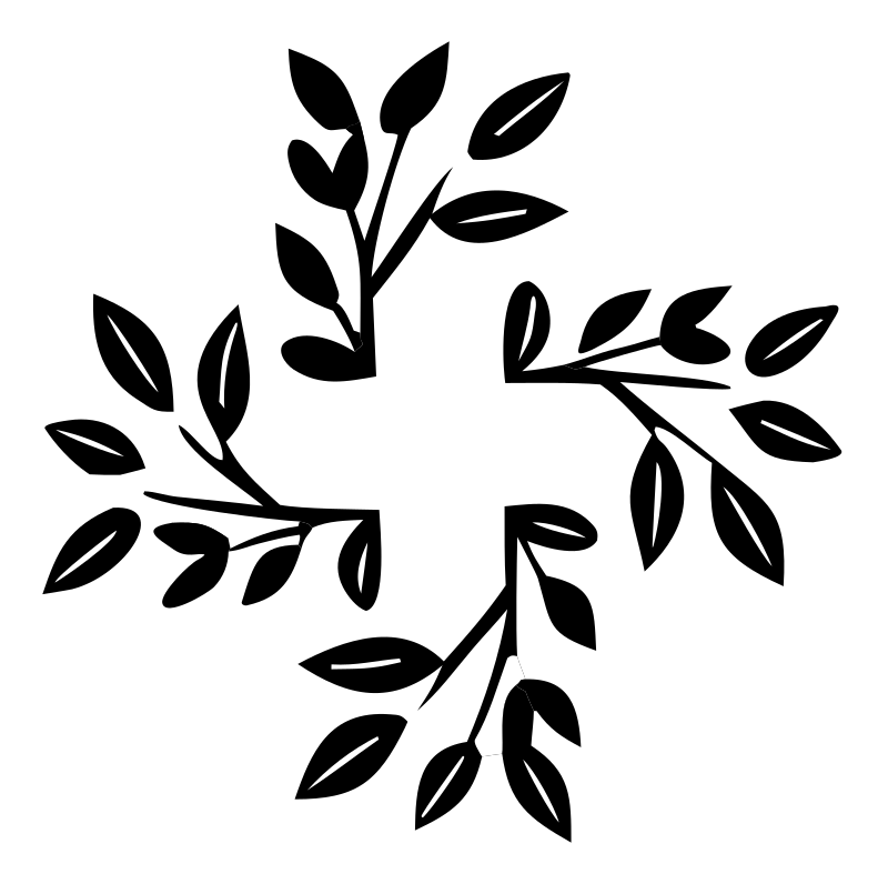 Botanical Branch Plus Emblem