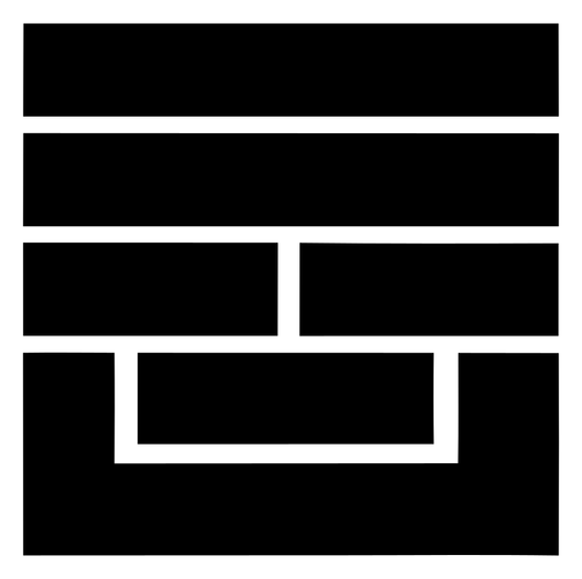 Brick Wall Pattern Badge