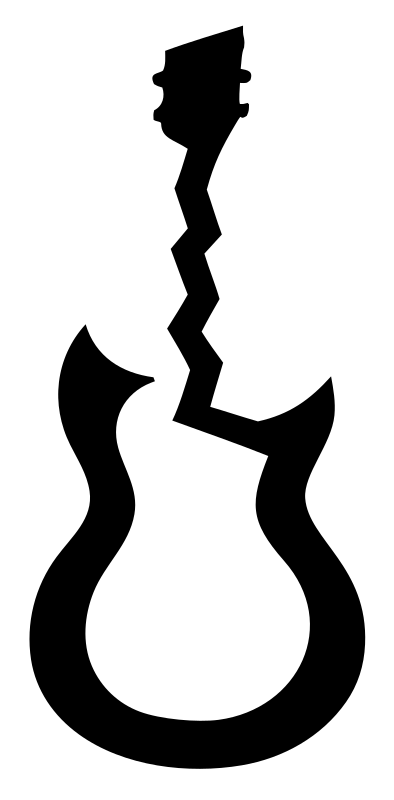 Broken Electric Guitar Mark