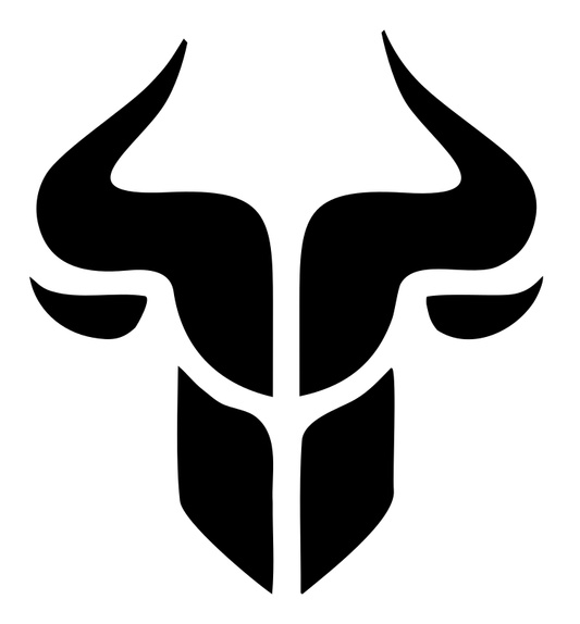 Bull Horns Helmet Crest