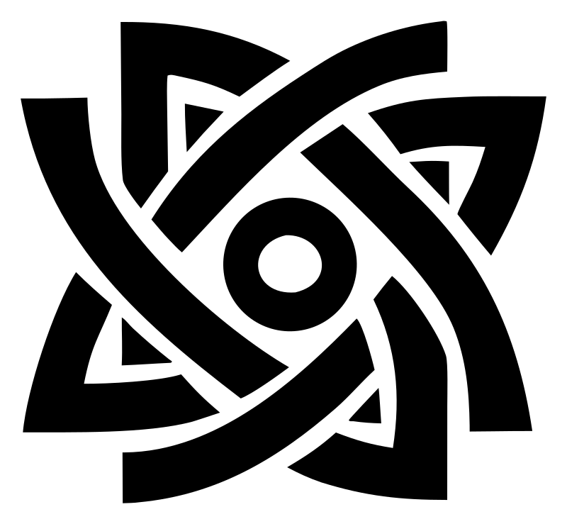 Celtic Knot Eye Badge
