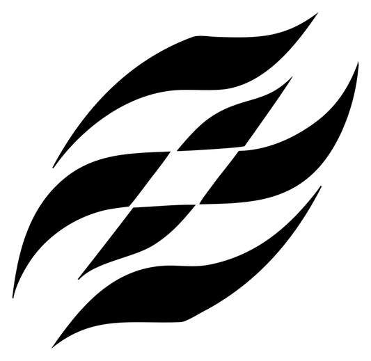 Checkered Flag Wave Emblem