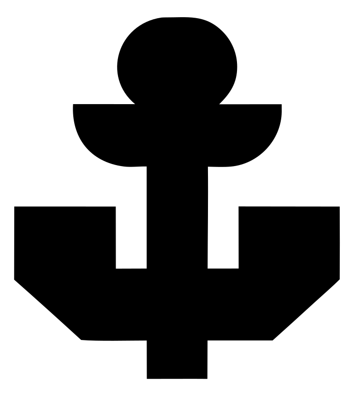 Chunky Anchor Pixel Crest