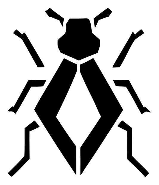 Chunky Beetle Top-Down Crest