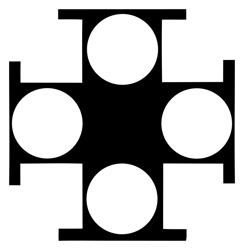 Chunky Circle Cross Emblem