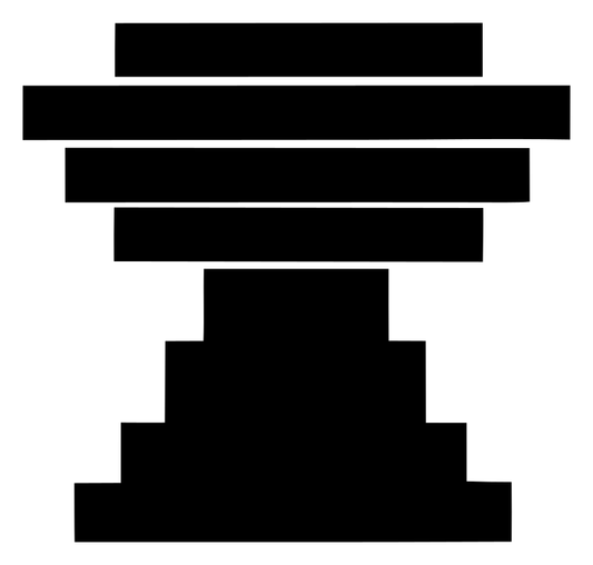 Chunky Column Plinth Badge