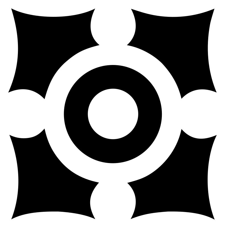 Chunky Crosshair Ring Mark
