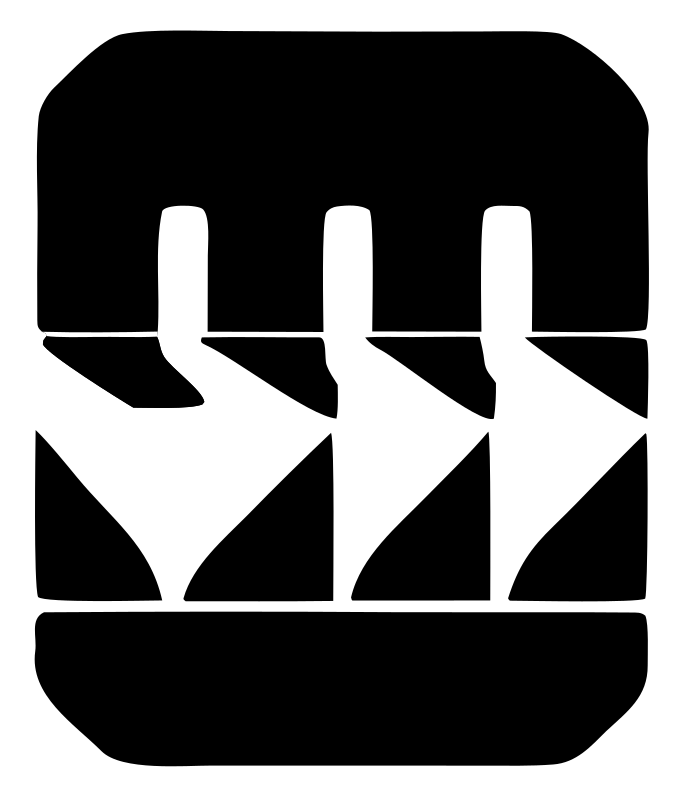 Chunky Descending Fingers Badge