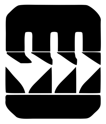 Chunky Descending Fingers Badge