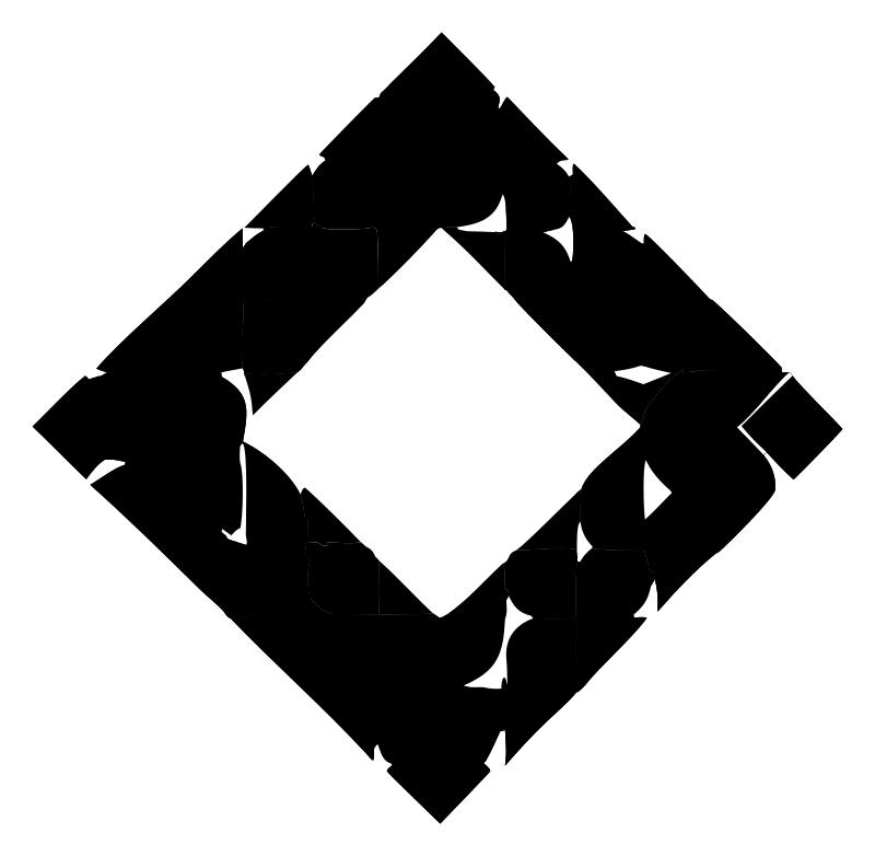 Chunky Diamond Frame Logo