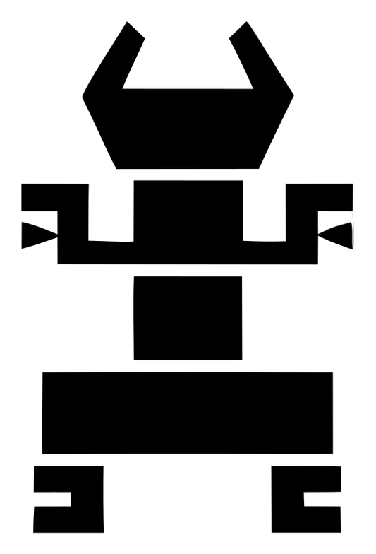 Chunky Gecko Robot Badge