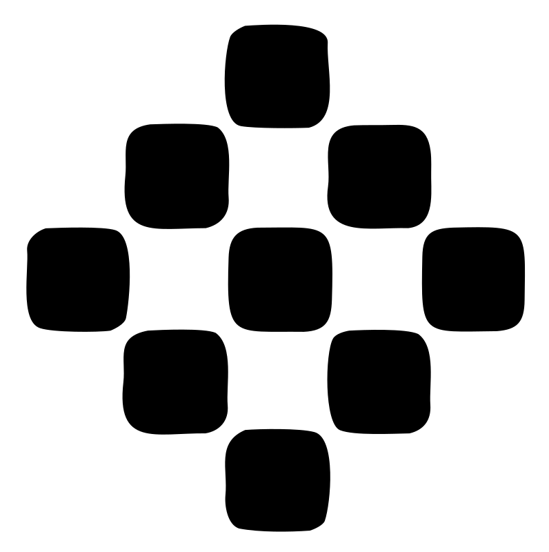Chunky Grid Star Icon