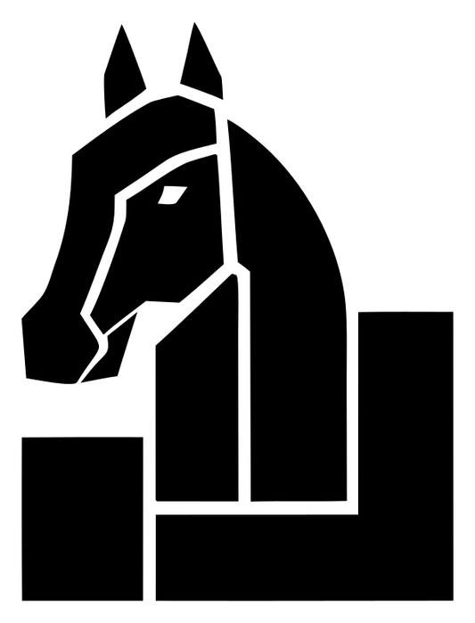 Chunky Horse Head Emblem