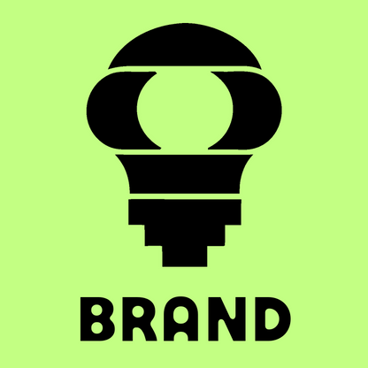 Chunky Light Bulb Stepped Emblem preview