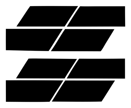 Chunky Parallelogram Grid Mark