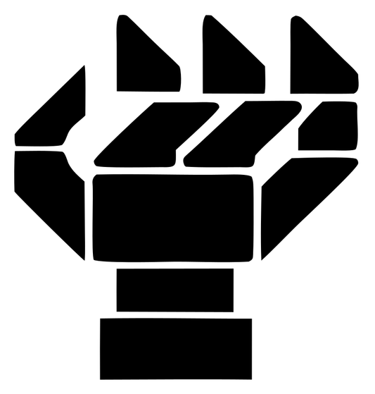 Chunky Raised Fist Badge