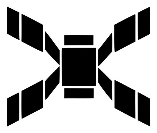 Chunky Satellite Drone Badge