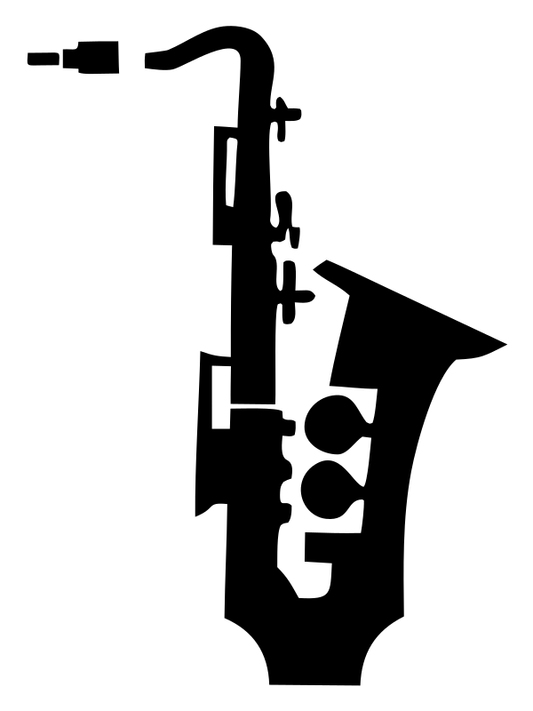 Chunky Saxophone Keys Logo