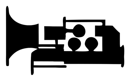 Chunky Saxophone Side-View Mark