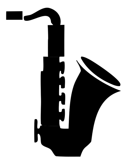Chunky Saxophone Solid Crest