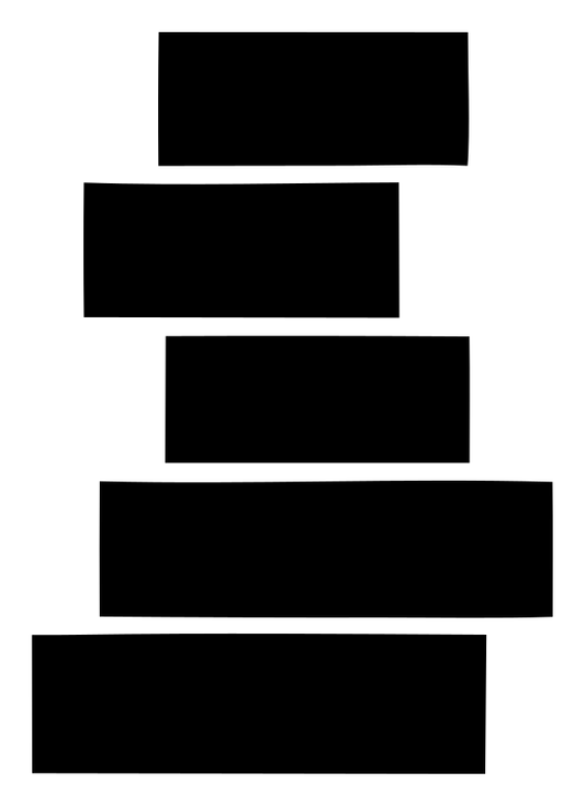 Chunky Stacked Bars Icon