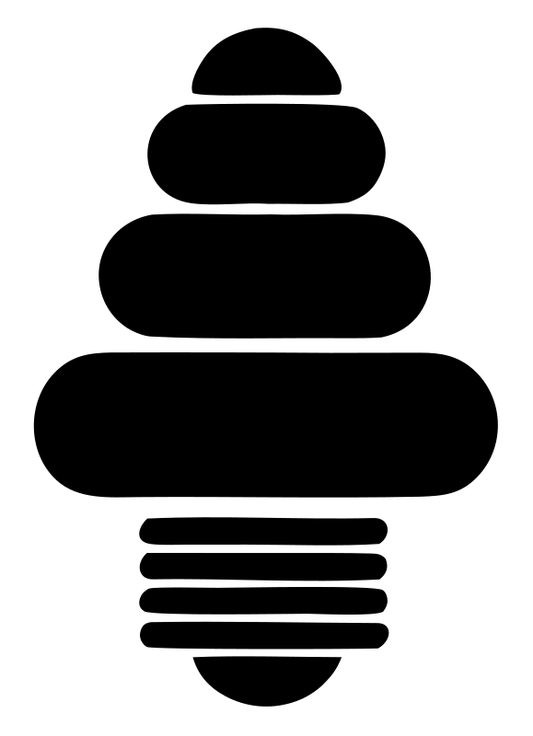 Chunky Stacked Bulb Icon