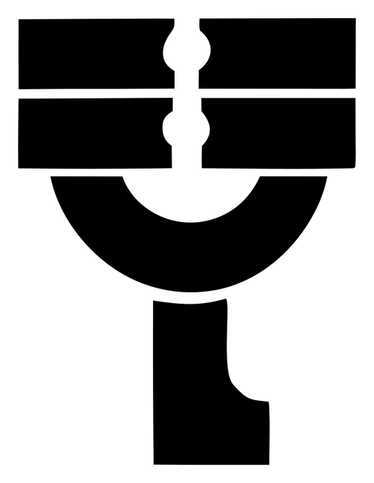 Chunky Tuning Fork Loupe Icon
