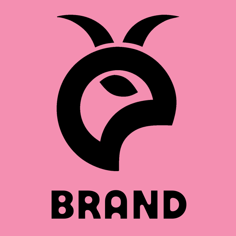 Circular Goat Mask Badge preview
