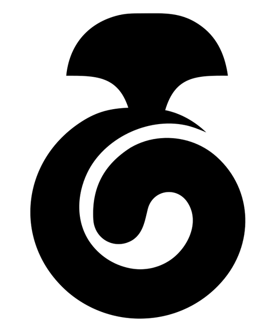 Coiled Gecko Spiral Badge
