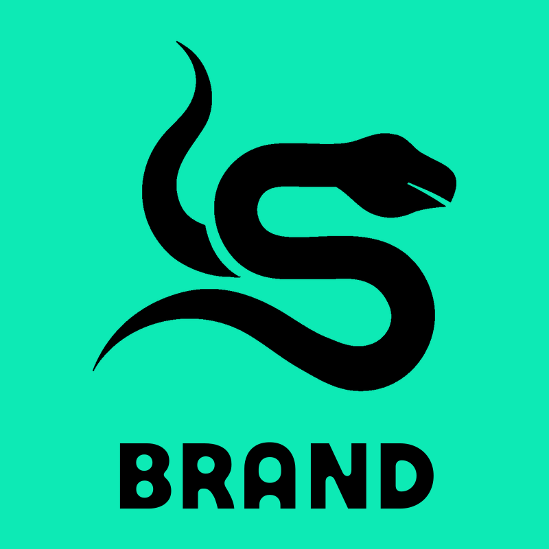 Coiling Snake Head Logo preview