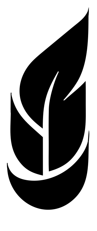 Curved Feather Spine Logo