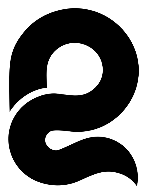Curved Letter E Loupe Mark