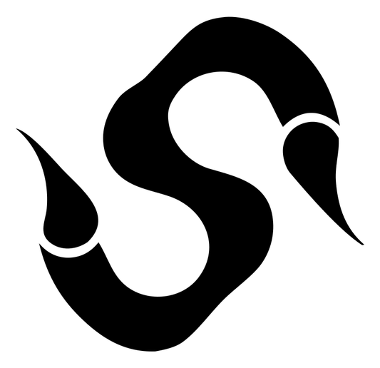 Curved Scorpio Letter S Logo