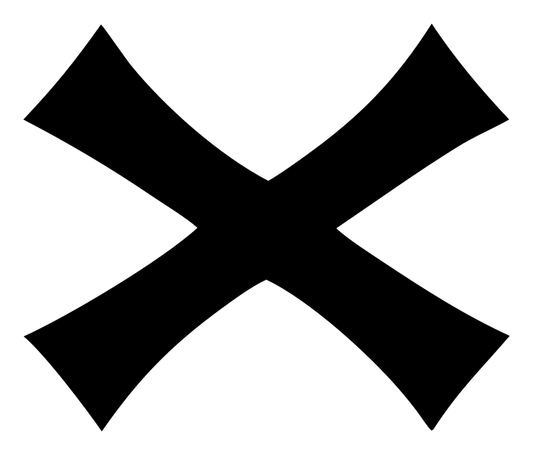 Curved X Cross Mark
