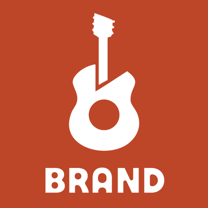 Cutaway Guitar Silhouette Badge preview