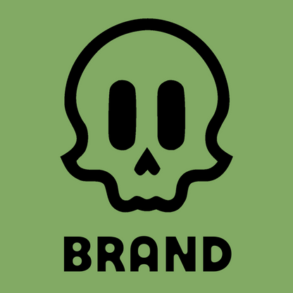 Cute Skull Monoline Icon preview