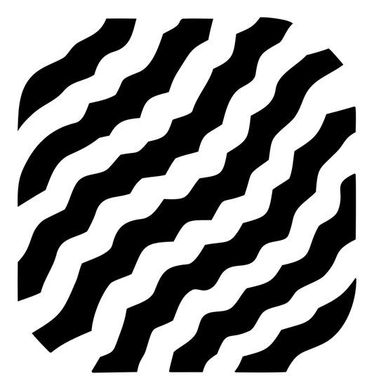 Diagonal Wave Lines Mark