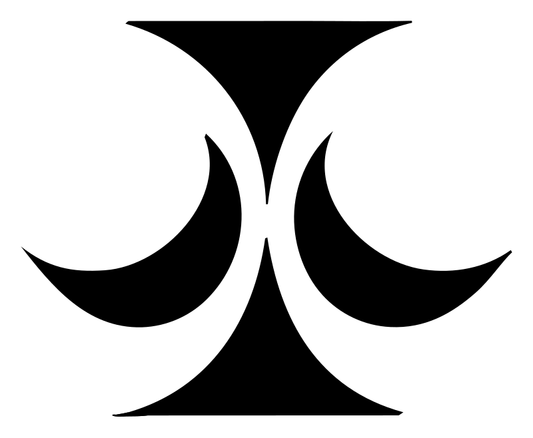 Dual Crescent Libra Badge