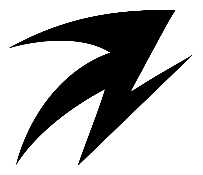 Aries Lightning Bolt Logo