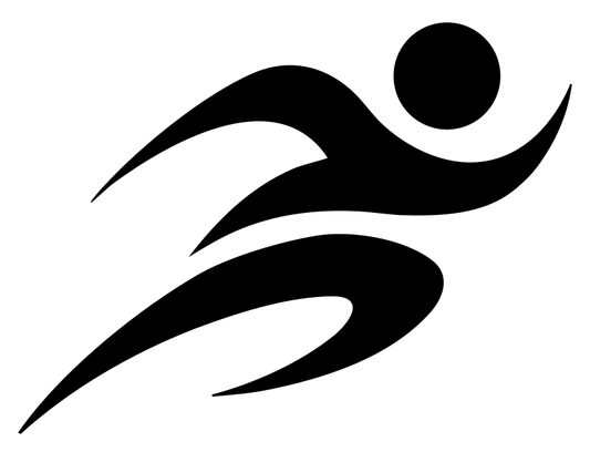 Dynamic Runner Athlete Logo