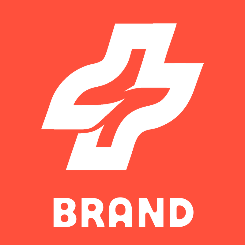 Dynamic Wave Cross Logo preview